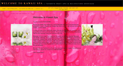 Desktop Screenshot of kawaiispa.com